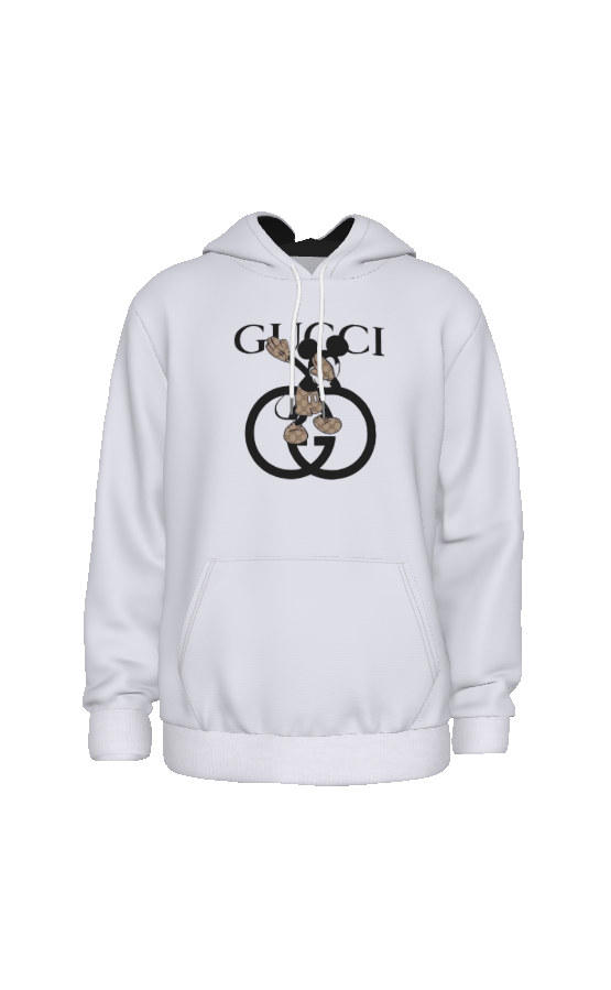 Black and white outlet gucci hoodie