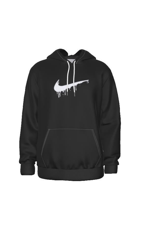 Nike drip logo discount hoodie