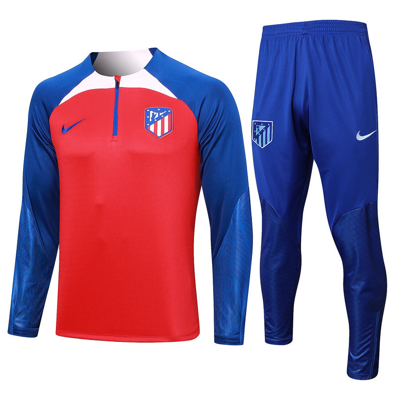 Atletico Madrid 23/24 Red & Blue Tracksuit Set