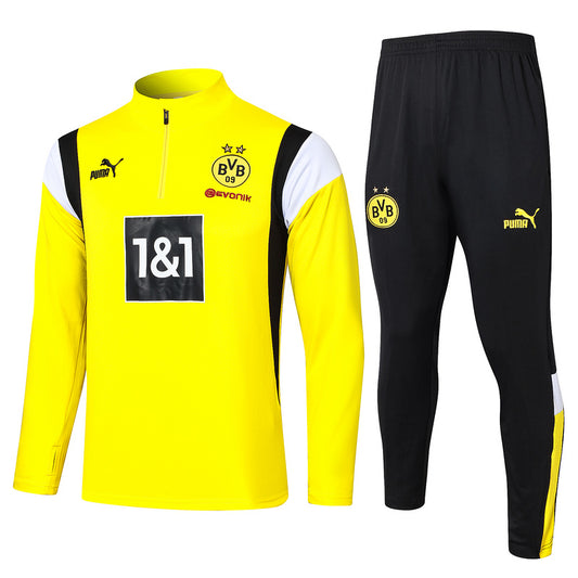 Borussia Dortmund 23/24 Yellow & Black Tracksuit Set