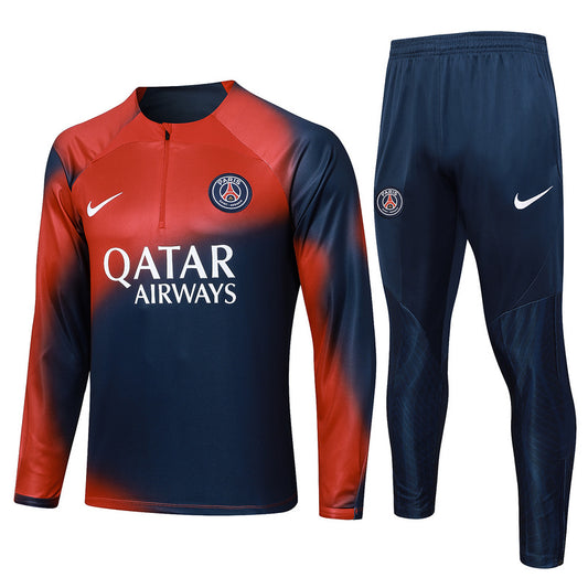 Paris Saint Germain 23/24 Red & Navy Tracksuit Set