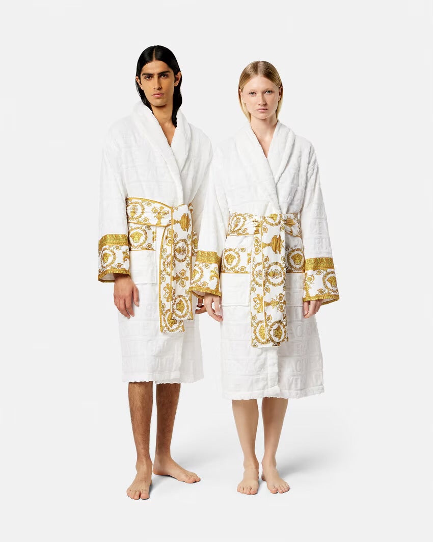 Versace White Unisex Gown