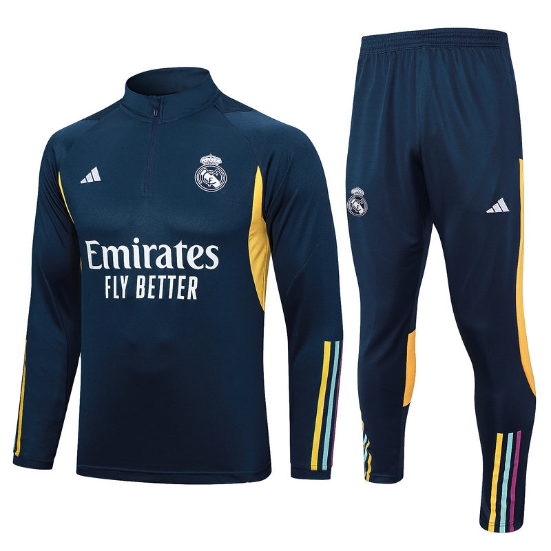 Real Madrid 23/24 Navy Tracksuit Set