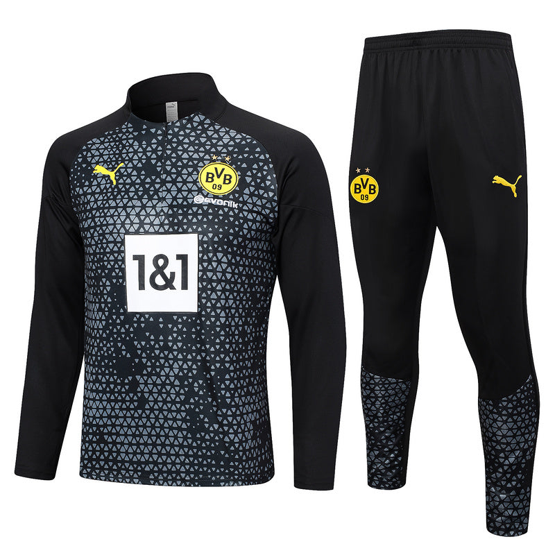 Borussia Dortmund 23/24 Black Tracksuit Set