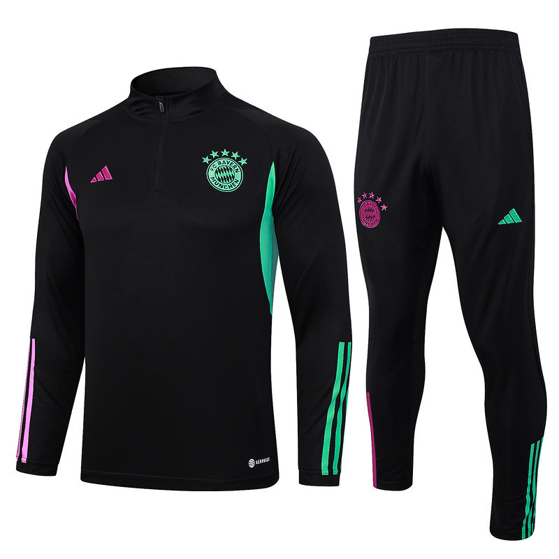 Bayern Munich 23/24 Black Tracksuit Set