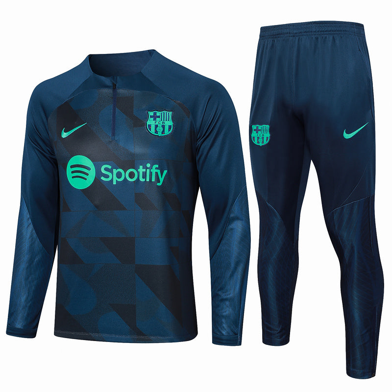 Barcelona 23/24 Navy Tracksuit Set