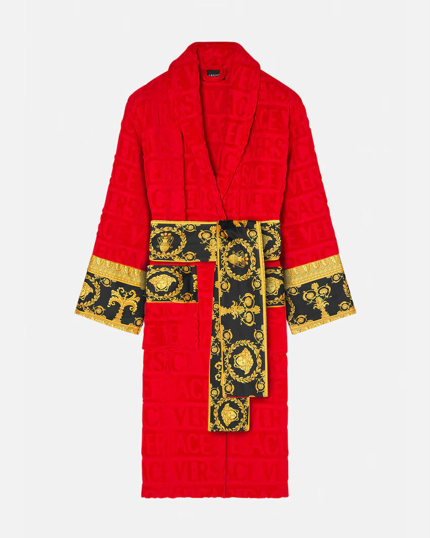 Versace Red Unisex Gown