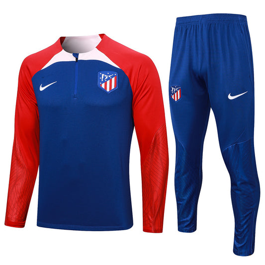 Atletico Madrid 23/24 Blue & Red Tracksuit Set