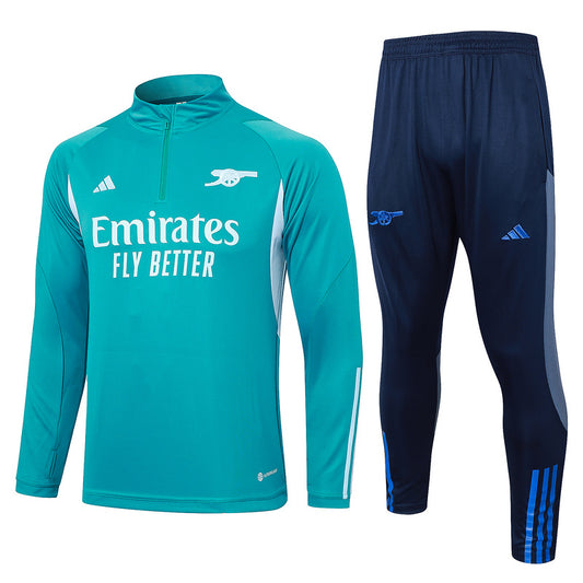 Arsenal 23/24 Teal Tracksuit Set