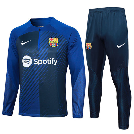 Barcelona 23/24 Blue & Navy Tracksuit Set