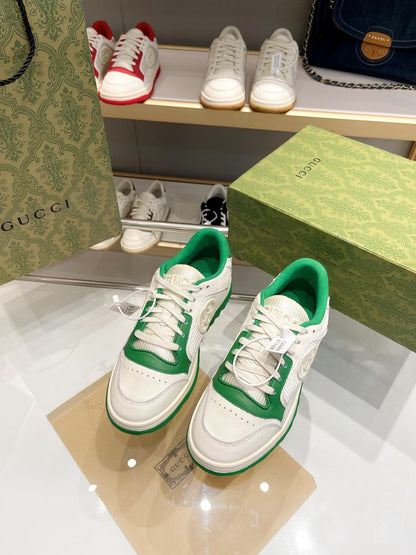 Gucci Off White & Green Sneaker