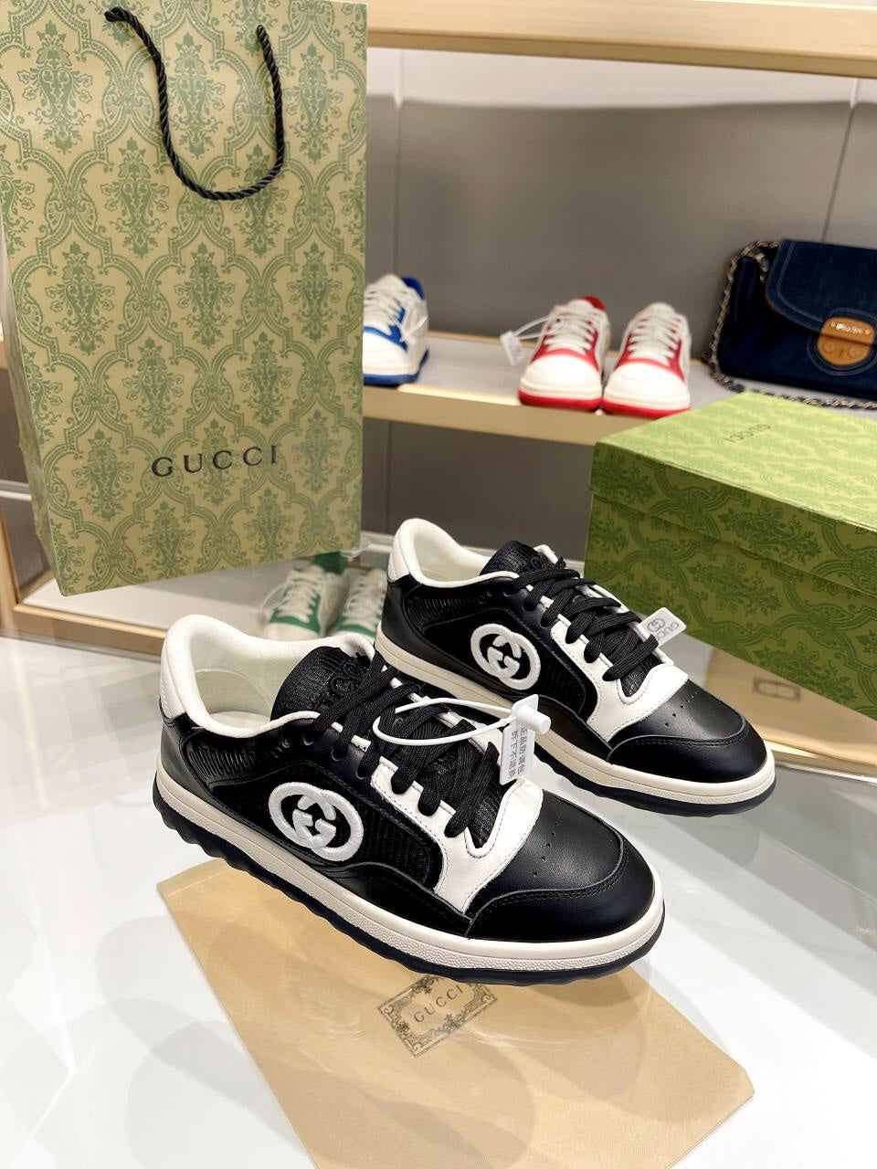 Gucci Black & Off White Sneaker