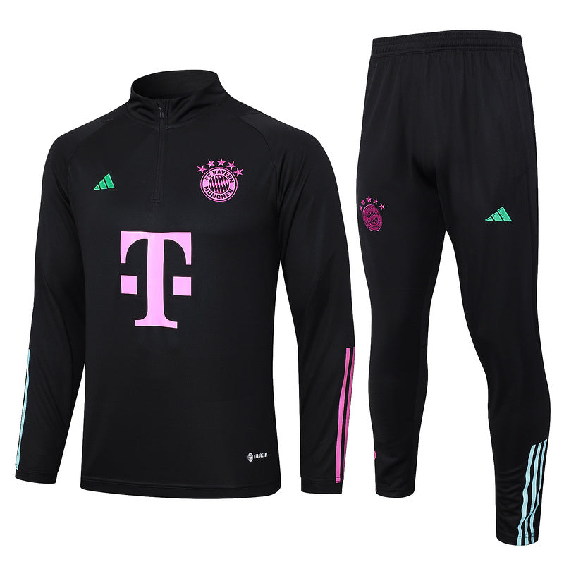 Bayern Munich 23/24 Black Tracksuit Set