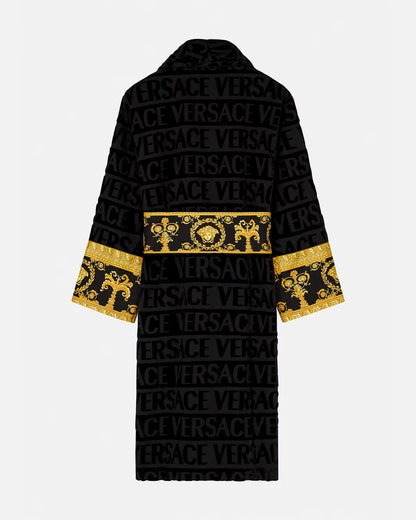 Versace Black Unisex Gown