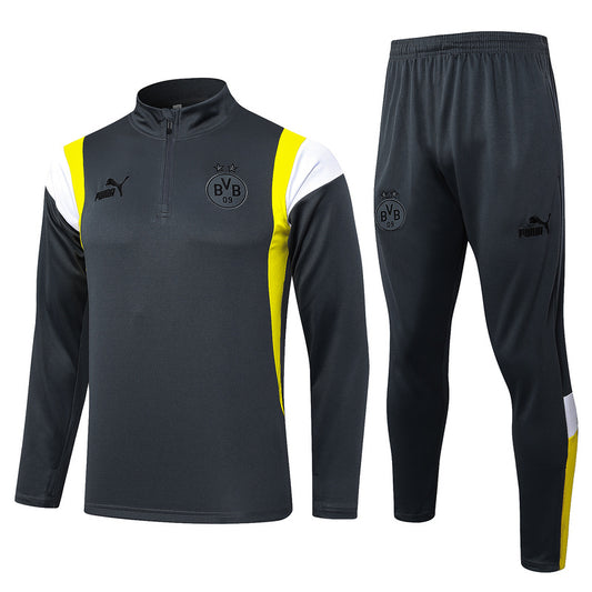 Borussia Dortmund 23/24 Dark Grey Tracksuit Set