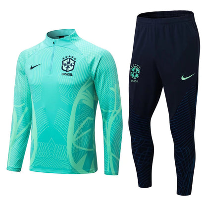 Brazil 2022 World Cup Pre Match Tracksuit Set