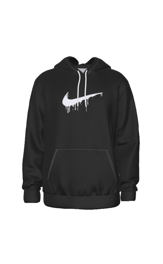 Nike White Drip Logo Unisex Hoodie