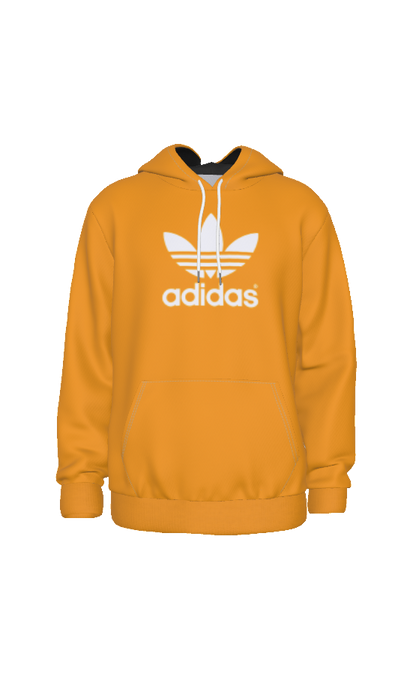 Adidas White Logo Unisex Hoodie