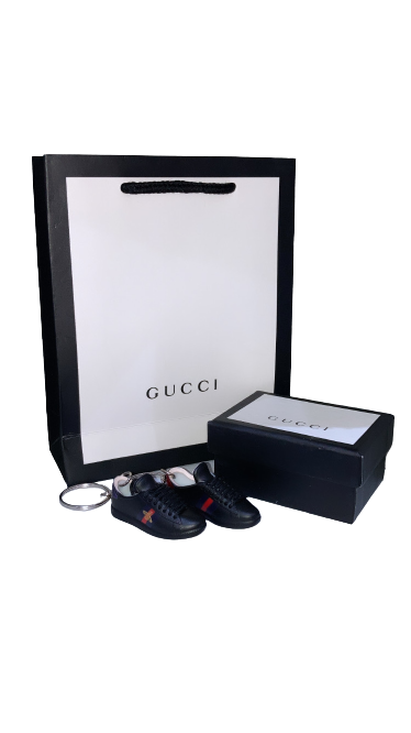 Gucci Ace Black Keyring